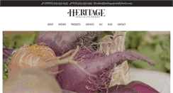 Desktop Screenshot of heritagespecialtyfoods.com